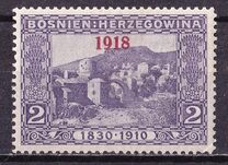 [No.46 & 65 Overprinted "1918" in Red, type ACK]