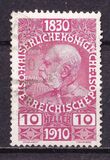 [The 80th Anniversary of the Birth of Emperor Franz Josef I - With Enlarged Year Labels Top and Bottom, Typ Y4]