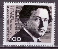 [The 100th Anniversary of the Birth of Athur Honegger, Composer, тип AZQ]