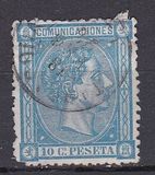 [King Alfonso XII - Blue Framed Numbers on Backside, 1-100 on each sheet, type AN2]
