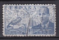 [Airmail - Juan di la Cierva - Different Perforation - Stoneprint from F.N.M.T, type LH11]
