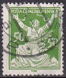 [Timbres courants 1920 - La Tchécoslovaquie brisant ses chaînes vers la liberté, type AO6]