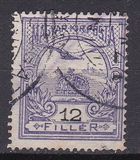 [Turul over Crown of Saint Stephen - New Watermark, type F37]