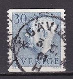 [King Gustaf VI Adolf of Sweden - New Engravement with Imprint, type EE4]