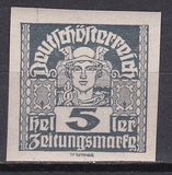 [Newspaper Stamps - Thin White Paper, Typ XBN2]