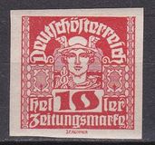 [Newspaper Stamps - Thin White Paper, Typ XBN6]