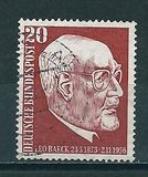 [Aniversario de la muerte del teólogo y filósofo Leo Baeck, 1.873 - 1.956, tipo DN]