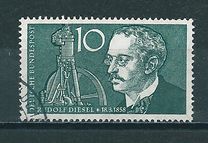 [The 100th Anniversary of the Birth of Rudolf Diesel, 1858-1913, Tip DT]