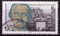 [The 100th Anniversary of the Death of Heinrich Schiliemann, Archaeologist, typ AVB]