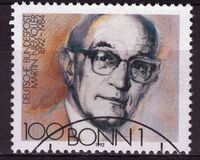 [The 100th Anniversary of the Birth of Martin Niemöller, Theologian, type AZE]
