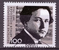 [The 100th Anniversary of the Birth of Athur Honegger, Composer, тип AZQ]