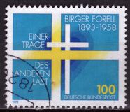 [Centenario del nacimiento de Birger Forell, 1.893 - 1.958. Sacerdote y teólogo sueco., tipo BDJ]