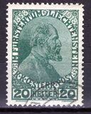 [The 60th Anniversary of Prince Johann II's Regency, 1858/1918 in Top Left/Right Corner, jenis D]