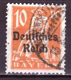 [Postage Stamps from Bayern Overprinted "Deutsches Reich", type AD1]
