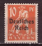 [Postage Stamps from Bayern Overprinted "Deutsches Reich", type AD1]