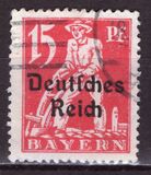 [Postage Stamps from Bayern Overprinted "Deutsches Reich", type AD2]