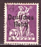 [Postage Stamps from Bayern Overprinted "Deutsches Reich", type AE]