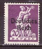 [Postage Stamps from Bayern Overprinted "Deutsches Reich", type AE]