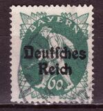 [Postage Stamps from Bayern Overprinted "Deutsches Reich", type AF1]