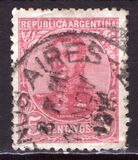 [General San Martin - Watermark 3,4 or Unwatermarked, tegund BK5]