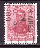 [General San Martin - Watermark 3,4 or Unwatermarked, tegund BK5]