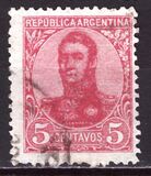 [General San Martin - Watermark 3,4 or Unwatermarked, tegund BK5]