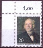 [150° anniversario della nascita di Theodor Fontane - Carta: fluorescente, Scrivi JA]