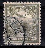 [Turul over Crown of Saint Stephen - New Watermark, tegund F35]