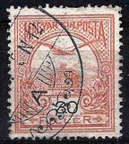 [Turul over Crown of Saint Stephen - New Watermark, type F67]