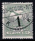 [Turul over Crown of Saint Stephen - New Watermark, type F70]