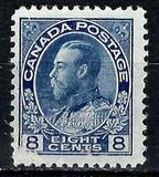 [King George V in Admiral Uniform - New Colors and Values, type AD14]