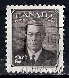 [King George VI - Inscription: "POSTES POSTAGE", tip EK]