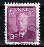 [King George VI - Inscription: "POSTES POSTAGE", tip EL]