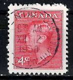 [King George VI - Inscription: "POSTES POSTAGE", tip EM]