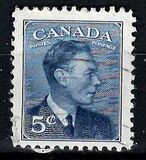 [King George VI - Inscription: "POSTES POSTAGE", tip EN]