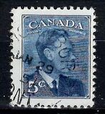 [King George VI - Inscription: "POSTES POSTAGE", tip EN]