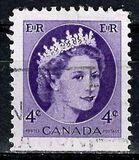 [Queen Elizabeth II - Normal Paper, See 1962 for Fluorescent Stripes, տեսակ GT3]