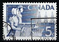 [The 50th Anniversary of Alberta and Saskatchewan Provinces, tip HH]