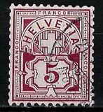 [Helvetia - Cross & Shield - Fiber Paper, typ L2]