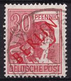 [BERLIN in Red Overprint on "Allied Occupation Zone" Stamps, 類型 B7]
