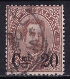[King Umberto I - Surcharged, प्रकार X1]