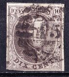 [King Leopold I - Oval 17-17½mm High and 14-14½mm Wide, typ B11]