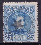 [King Alfonso XIII - Blue Control Numbers on Backside, Typ AT5]