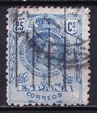 [King Alfonso XIII - Blue Control Numbers on Backside, 類型 BG5]