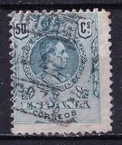 [King Alfonso XIII - Blue Control Numbers on Backside, 類型 BG8]