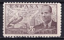 [Airmail - Juan di la Cierva - Different Perforation - Stoneprint from F.N.M.T, type LH12]