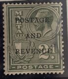 [King George V and Coat of Arms Stamps of 1926-1927 Overprinted "POSTAGE AND REVENUE", Tip X25]
