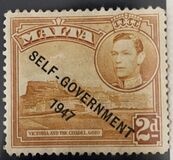 [King George VI and Local Motifs Overprinted "SELF-GOVERNMENT - 1947", ประเภท BA17]