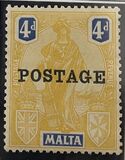 [Allegorical Stamps Overprinted "POSTAGE", type T19]