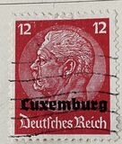 [German Empire Postage Stamps Overprinted "Luxemburg", type A6]